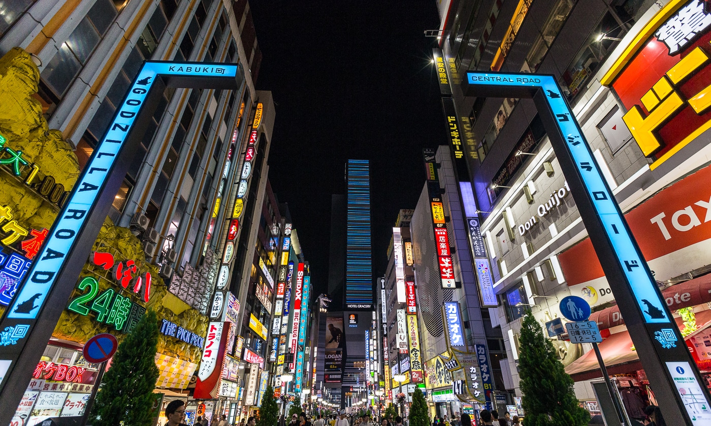 Visiter Tokyo de nuit, Les plus beaux sites