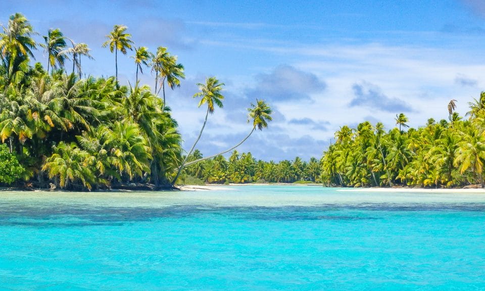 atoll de rangiroa en polynésie