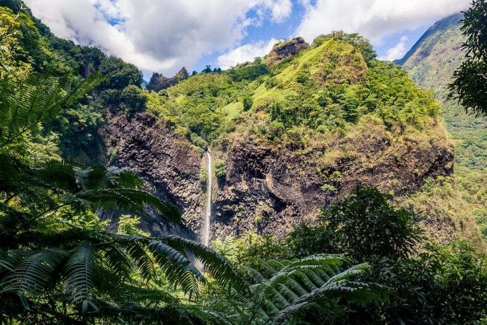 cascade de loti à tahiti