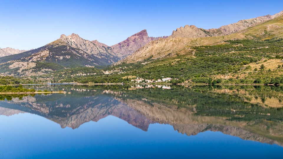 Corsican calacuccia lake