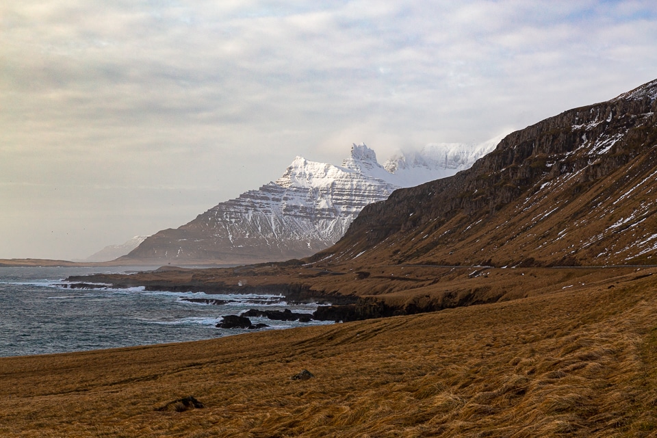 paysages de l'islande en hiver