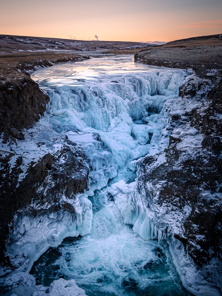 cascade de glace islande