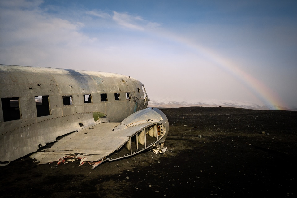 épave avion islande