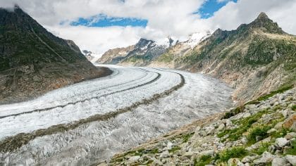 Mini-Trek de 2 jours le long du glacier d’Aletsch