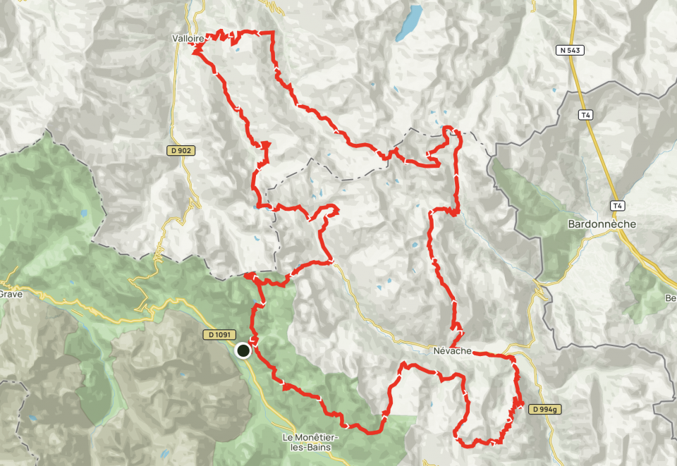itinéraire tour du thabor dans les Hautes Alpes